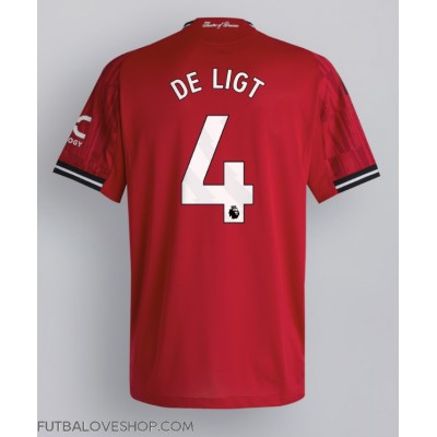 Dres Manchester United Matthijs de Ligt #4 Domáci 2025-26 Krátky Rukáv Dres Manchester United Matthijs de Ligt #4 Domáci 2025-26 Krátky Rukáv